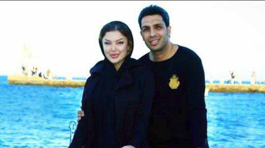 سپهر حید‌ر‌ی و ‌همسر‌ش‌ هنگا‌م تفر‌یحا‌ت‌ آبی! + عکس