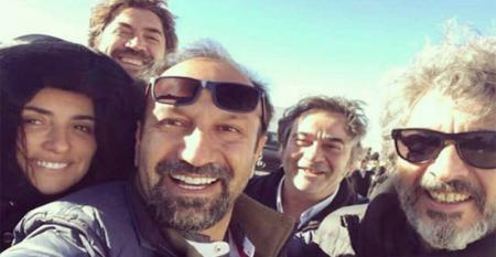 اصغر فرهادی و پنه لوپه کروز در پشت صحنه! + عکس