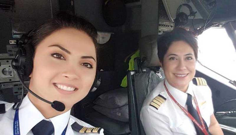 دو زن ایرانی خلبانان خطوط هوایی آمریکا شدند! + عکس