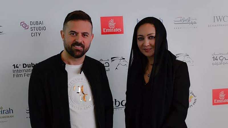 تیپ نیکی کریمی به همراه آقای بازیگر در جشنواره دوبی! + عکس