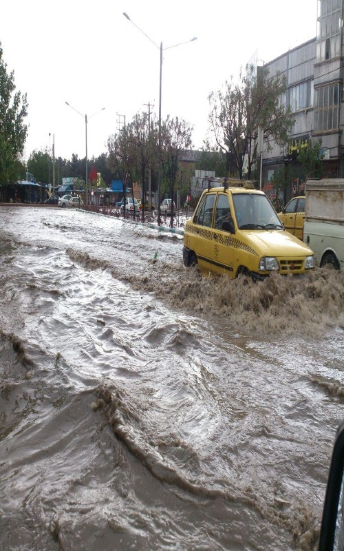 وقوع سیلاب در پایتخت