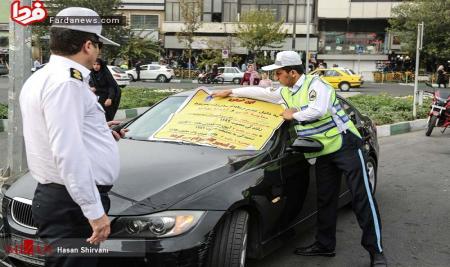 دلیل جالب توقیف خودروی لاکچری در تهران! + عکس
