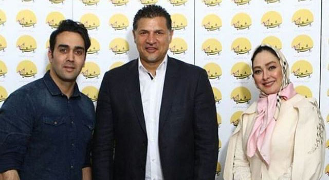 تیپ علی دایی در کنار الهام حمیدی در یک مراسم! + عکس