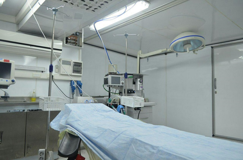  تامین تجهیزات مورد نیاز بیمارستان جایگزین در سرپل ذهاب