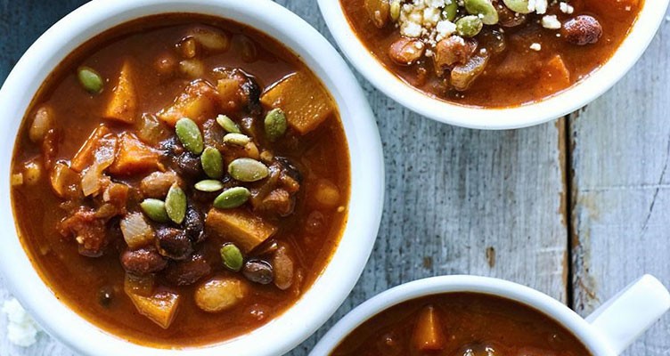 طرز تهیه خوراک کدو حلوایی و لوبیا برای دیابتی‌ها