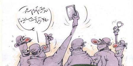 ممنوعیت استفاده از تلفن همراه در حین کار! + عکس