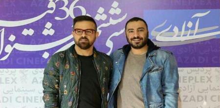 تیپ عجیب نوید محمدزاده در جشنواره فیلم فجر! +‌عکس