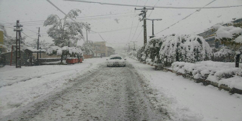 رکورد بارش برف در مسکو 