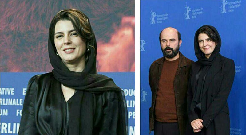 تیپ متفاوت لیلا حاتمی به همراه همسرش در جشنواره برلین! + عکس