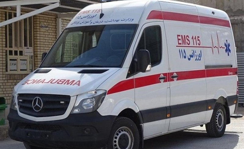 واژگونی مرگبار آمبولانس