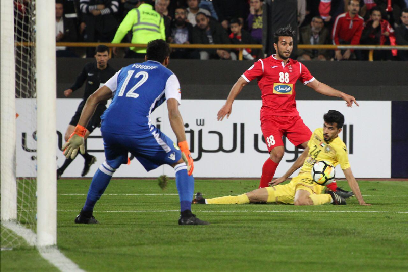 بازی پرسپولیس - الوصل مصدوم برجای گذاشت
