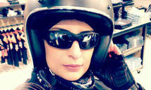 اولین زن موتورسوار و تکواندوکار در عربستان! + تصاویر