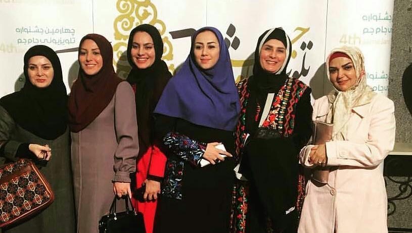 دورهمی مجریان زن تلویزیون در جشنواره جام جم! + عکس
