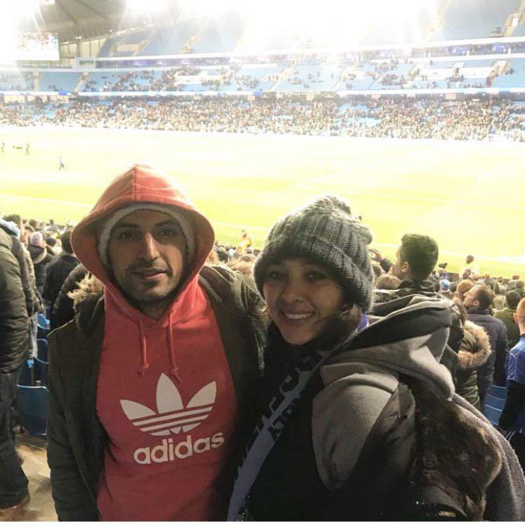 اشکان خطیبی و همسرش در بازی ایتالیا و آرژانتین+عکس