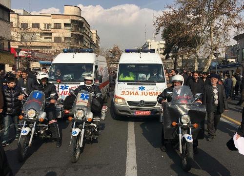  انجام 585 ماموریت اورژانسی در مراسم ارتحال آیت الله هاشمی رفسنجانی