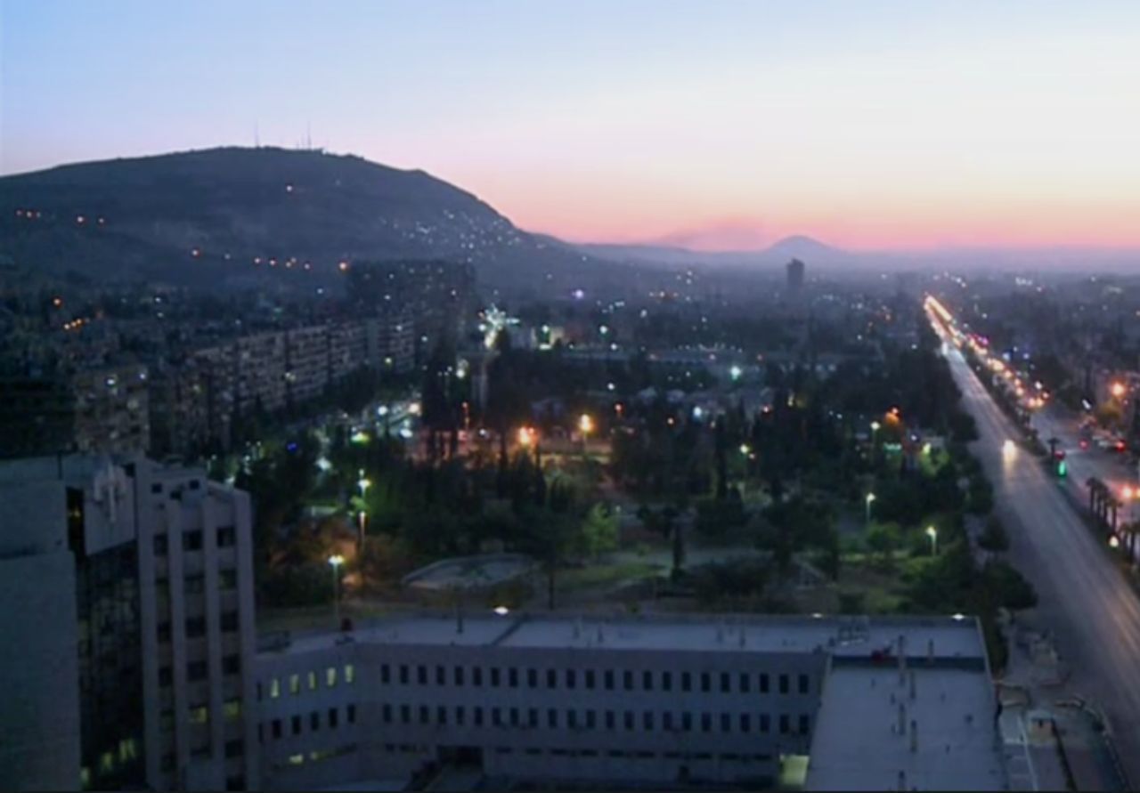 هم اکنون دمشق پس از پایان حملات سه ساعته ائتلاف غربی + عکس