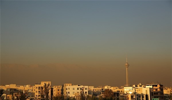  کیفیت هوای تهران برای گروه های حساس ناسالم است