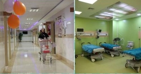  بخش های جدید بیمارستان آیت الله طالقانی آبادان افتتاح شد 