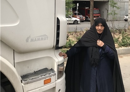  بانویی چادری که سلطان جاده‌هاست +تصاویر 
