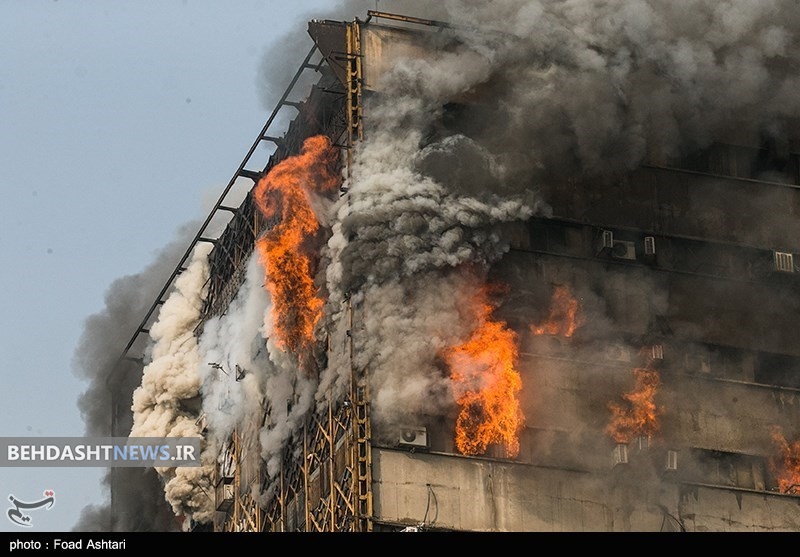  علت اصلی آتش‌سوزی در ساختمان پلاسکو اعلام شد + جزئیات 