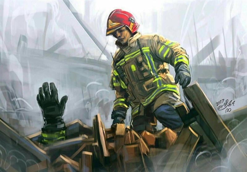 ‏به یاد ⁧آتش‌نشانان قهرمان وطن