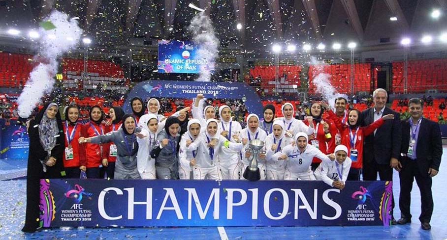 تبریک توئیتری روحانی برای قهرمانی زنان ایران در آسیا + عکس