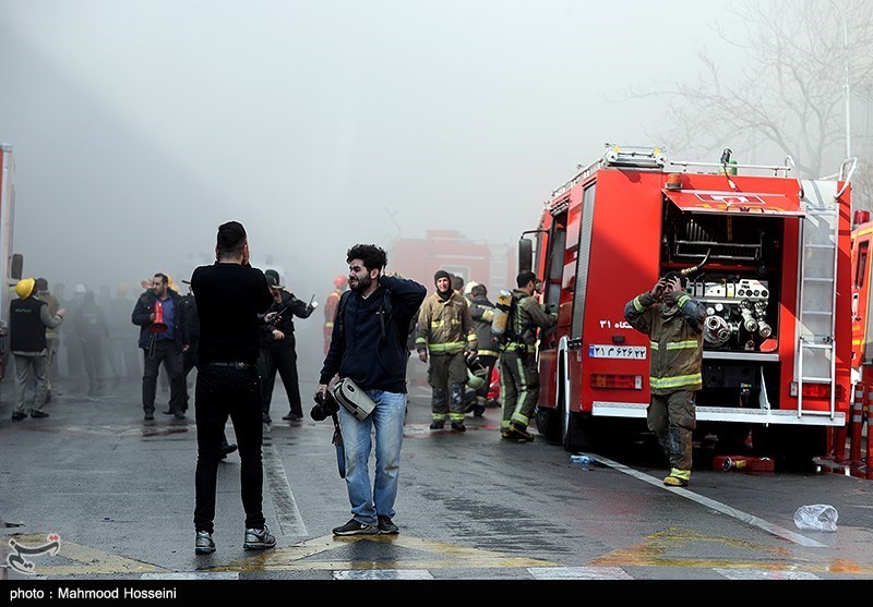 آتش‌سوزی دوباره در تهران؛ نزدیکی سفارت روسیه 