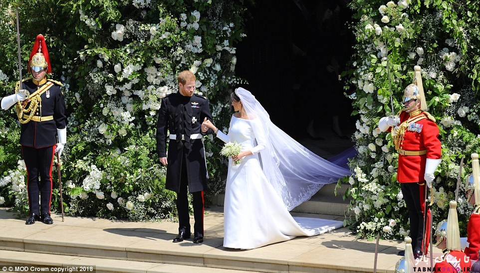 مراسم ازدواج سلطنتی شاهزاده هری و مگان مارکل + عکس