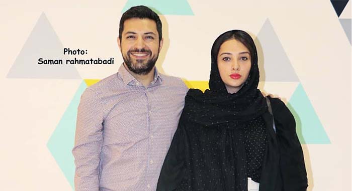 تیپ متفاوت اشکان خطیبی و همسرش در یک مراسم! + عکس
