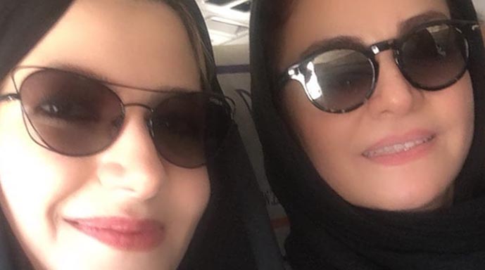 تیپ ناشناس ملیکا و مریلا زارعی در هواپیما! + عکس