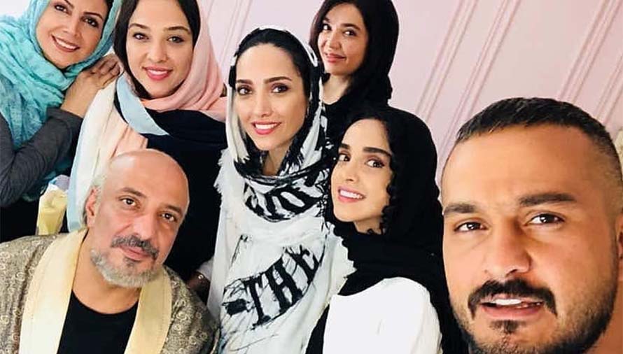 دورهمی هنرپیشگان سریال ممنوعه! + عکس