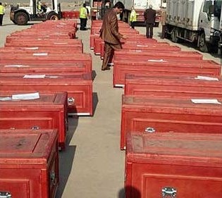 اولین تصویر تابوت شهدای پلاسکو منتشر شد  +عکس