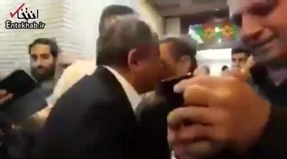 روبوسی «احمدی‌نژاد» و «محسن هاشمی» در یک مراسم! + عکس