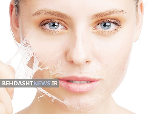 زیبایی پوست با لایه برداری