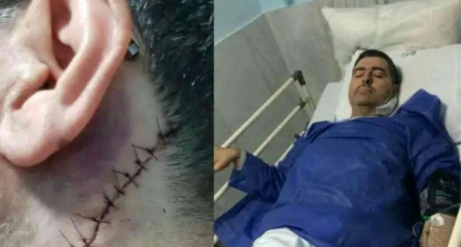پزشک تهرانی که مورد اصابت چاقو قرار گرفت + عکس