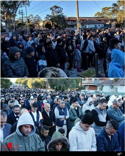 اقامه نماز باران در استرالیا +عکس 