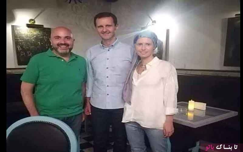 هَمسر بشار اسد در یک رستوران! + عکس