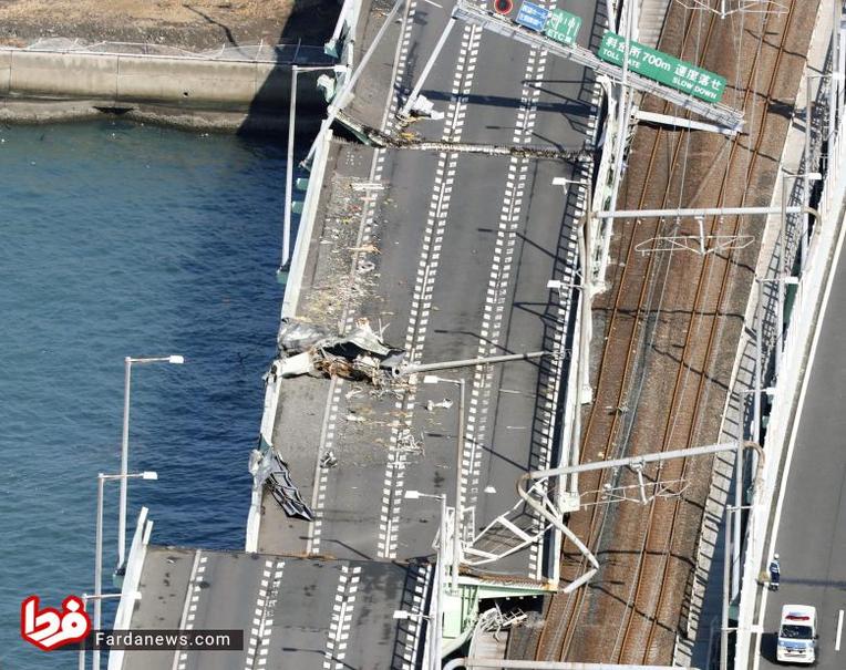 خسارات وحشتناک طوفان جبی در ژاپن + عکس