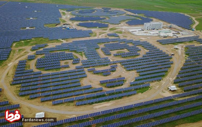 بزرگترین نیروگاه خورشیدی دنیا + عکس