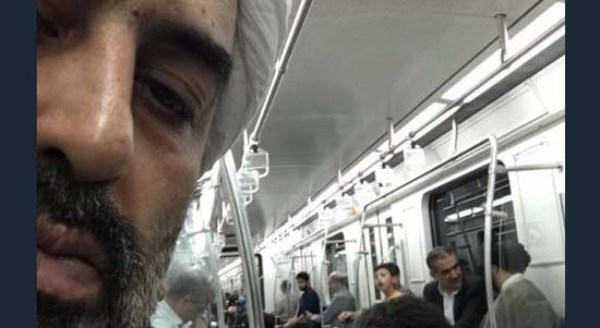 دو روحانی متروسوار در یک قاب! + عکس