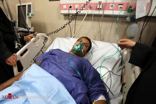 مجروحان حمله تروریستی اهواز در بیمارستان + عکس