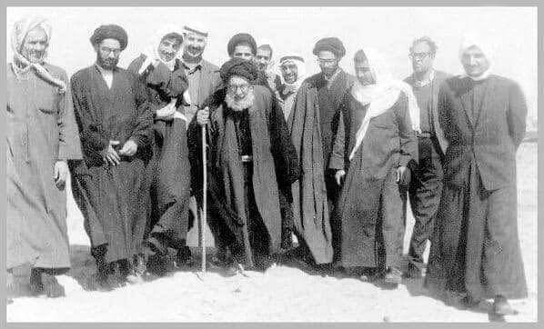 آیت الله شاهرودی در پیاده روی اربعین + عکس