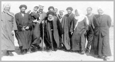 آیت الله شاهرودی در پیاده روی اربعین + عکس