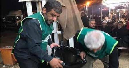 حرکت جالب «ضرغامی» در پیاده روی اربعین + عکس