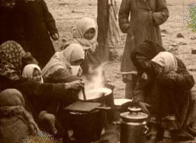 قحطی زدگی مردم تهران در جنگ اول جهانی + عکس