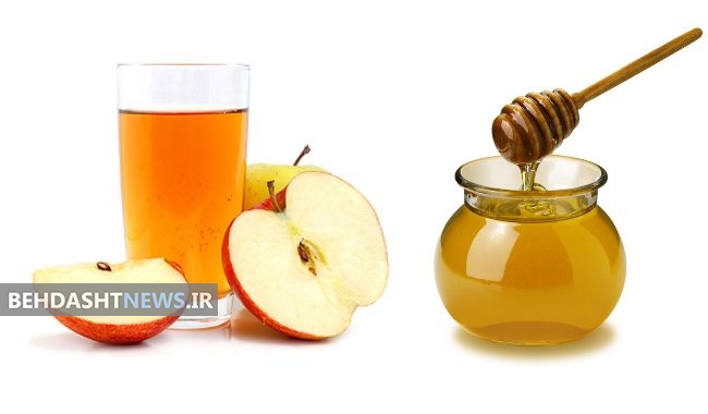 پاکسازی روده با مخلوط سیب و عسل