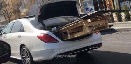 جابجایی بار با ماشین ۵ میلیارد تومانی! + عکس