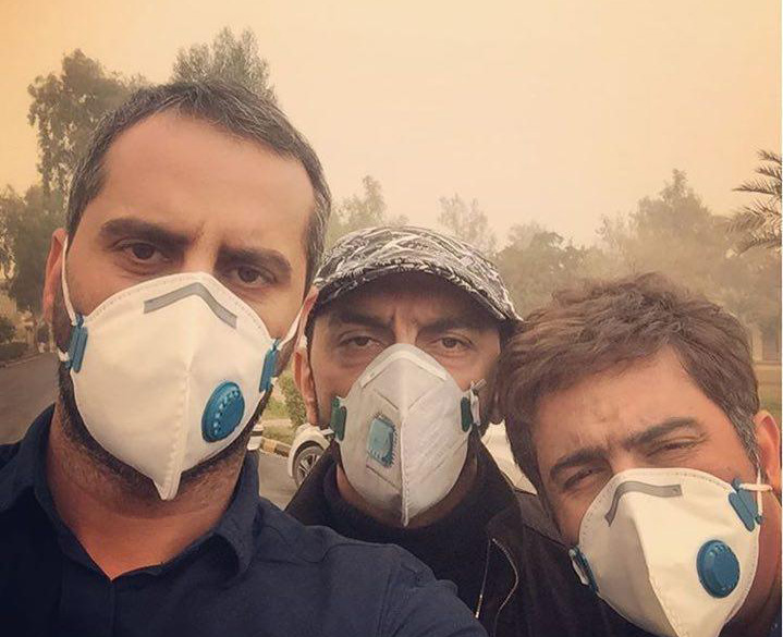 عکس/ بازیگران با ماسک به اهواز رفتند! 