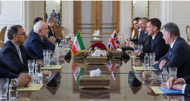 وزیر خارجه انگلیس در تهران + عکس