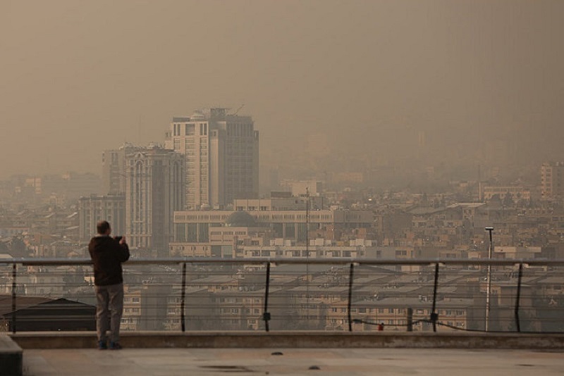  آلودگی شدید هوای تهران+عکس